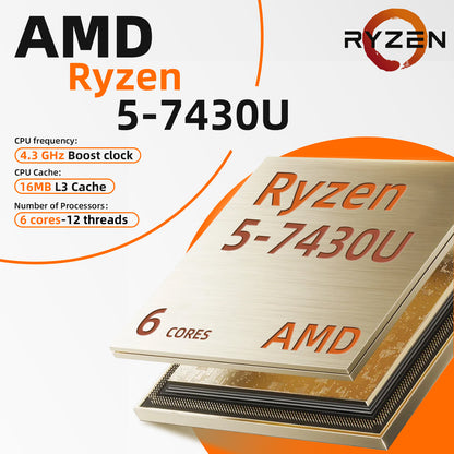 HP 2025 17 inch Laptop Business, 17.3" IPS FHD Display, AMD Ryzen 5 (Beats i7-1165G7), Ms Office Lifetime, Win 11 Pro, AI Copilot, w/Accessory, Numeric Keypad, WiFi 6 (64GB RAM + 2TB SSD)