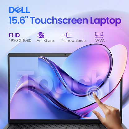 Dell 15 Touchscreen Laptop, AMD Ryzen 7 7730U (Beats i7-1355U), 20GB RAM, 512GB NVMe SSD, Windows 11 Pro, 15.6" FHD IPS, Copilot AI, Type-C, HDMI, Black, 2026 Model