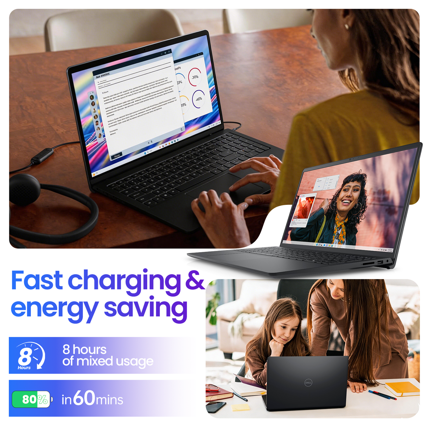 Dell 15 Touchscreen Laptop, AMD Ryzen 7 7730U (Beats i7-1355U), 20GB RAM, 512GB NVMe SSD, Windows 11 Pro, 15.6" FHD IPS, Copilot AI, Type-C, HDMI, Black, 2026 Model